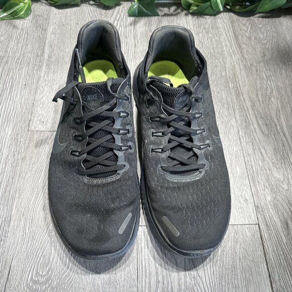 Nike Free RN 2018 Black/Anthracite Men\'s Running Shoe Size 10.5 942836-002 main image 8